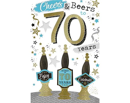 C75 AGE 70 CHEERS 'N' BEERS 6S