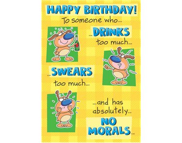 C35 OPEN BIRTHDAY THE LAST LAUGH 6S