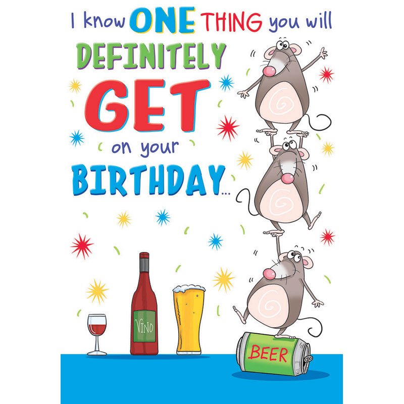 C35 OPEN BIRTHDAY THE LAST LAUGH 6S