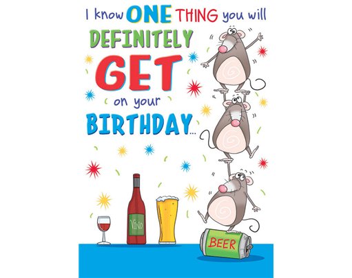 C35 OPEN BIRTHDAY THE LAST LAUGH 6S