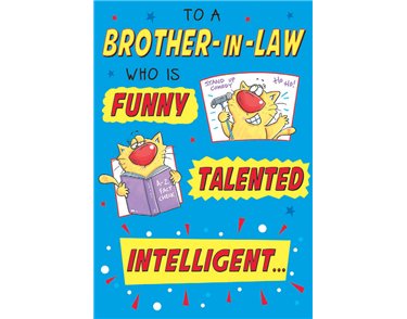 C75 BROTHER IN LAW BIRTHDAY THE LAST LAUGH 6S