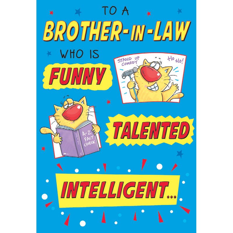 C75 BROTHER IN LAW BIRTHDAY THE LAST LAUGH 6S