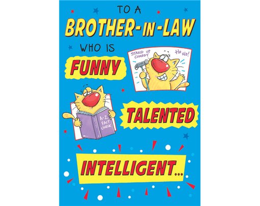 C75 BROTHER IN LAW BIRTHDAY THE LAST LAUGH 6S