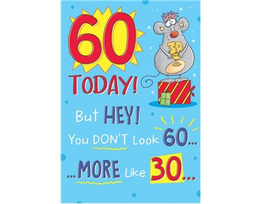 C75 MALE 60TH THE LAST LAUGH 6S