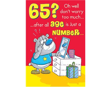 C75 MALE 65TH THE LAST LAUGH 6S