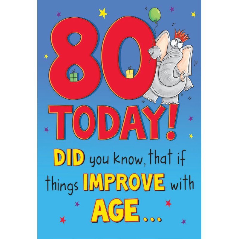C75 MALE 80TH THE LAST LAUGH 6S
