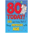C75 MALE 80TH THE LAST LAUGH 6S