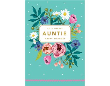 C75 AUNTIE BIRTHDAY PETALS 6S