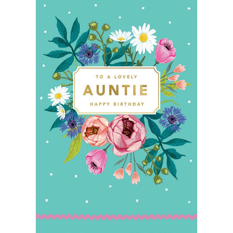 C75 AUNTIE BIRTHDAY PETALS 6S