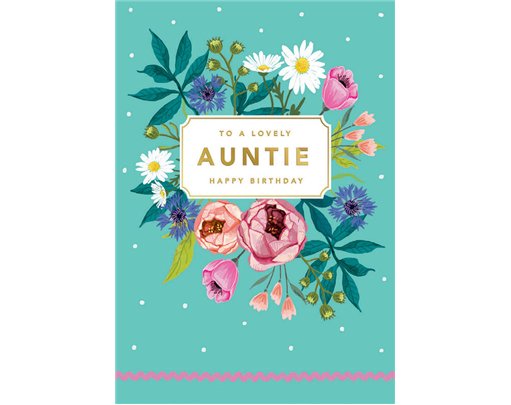 C75 AUNTIE BIRTHDAY PETALS 6S