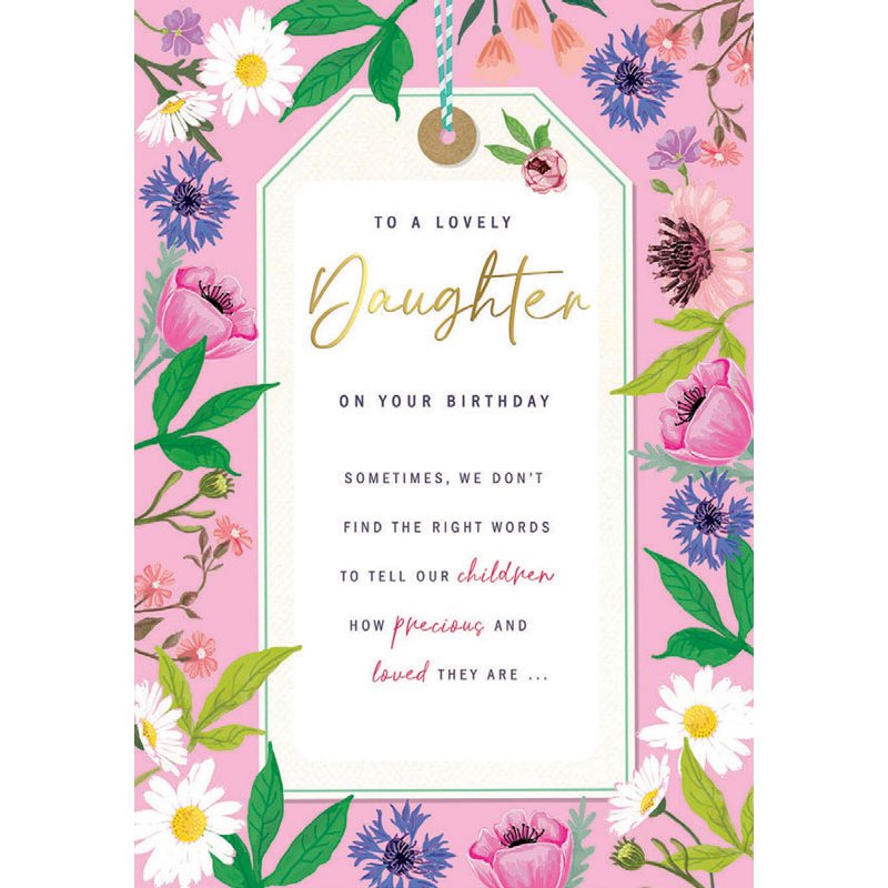 C75 DAUGHTER BIRTHDAY PETALS 6S