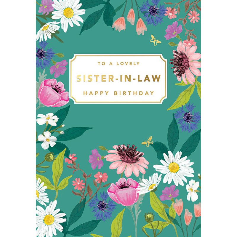 C75 SISTER IN LAW BIRTHDAY PETALS 6S