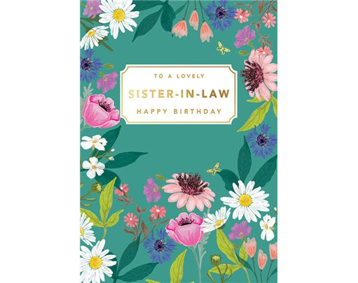 C75 SISTER IN LAW BIRTHDAY PETALS 6S