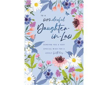 C75 DAUGHTER IN LAW BIRTHDAY PETALS 6S