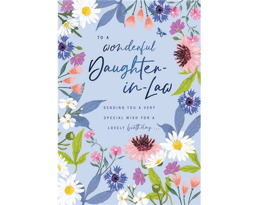 C75 DAUGHTER IN LAW BIRTHDAY PETALS 6S