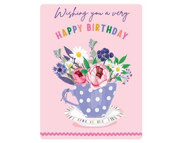 C50 OPEN BIRTHDAY PETALS 6S
