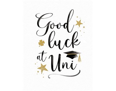 C50 GOOD LUCK AT UNIVERSTIY BRIGHT SPARKS 6S