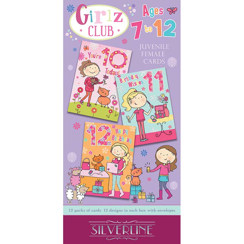 GIRLS CLUB AGE 7-12 FLATBOX 144S