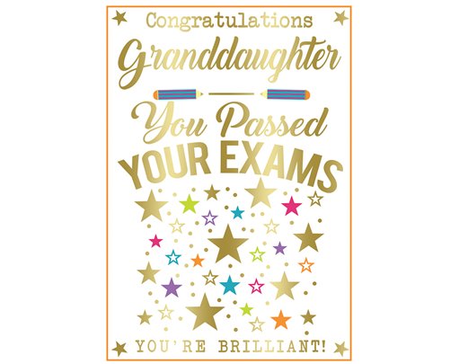 C50 GRANDDAUGHTER EXAM CONGRATS SILVERLINE 12S
