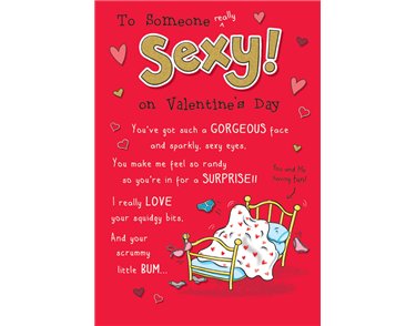 C75 OPEN THE LAST LAUGH COUNTER CARDS VALENTINE'S DAY 6S