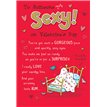 C75 OPEN THE LAST LAUGH COUNTER CARDS VALENTINE'S DAY 6S