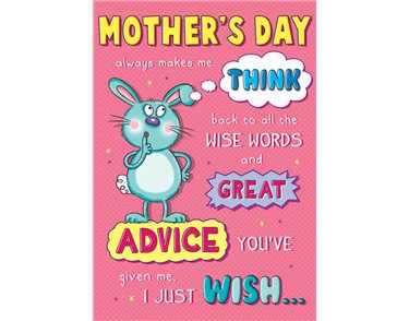 C75 MOTHER'S DAY THE LAST LAUGH COUNTER CARDS MOTHER'S DAY 6S