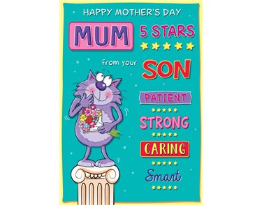 C75 MUM FROM SON THE LAST LAUGH COUNTER CARDS MOTHER'S DAY 6S