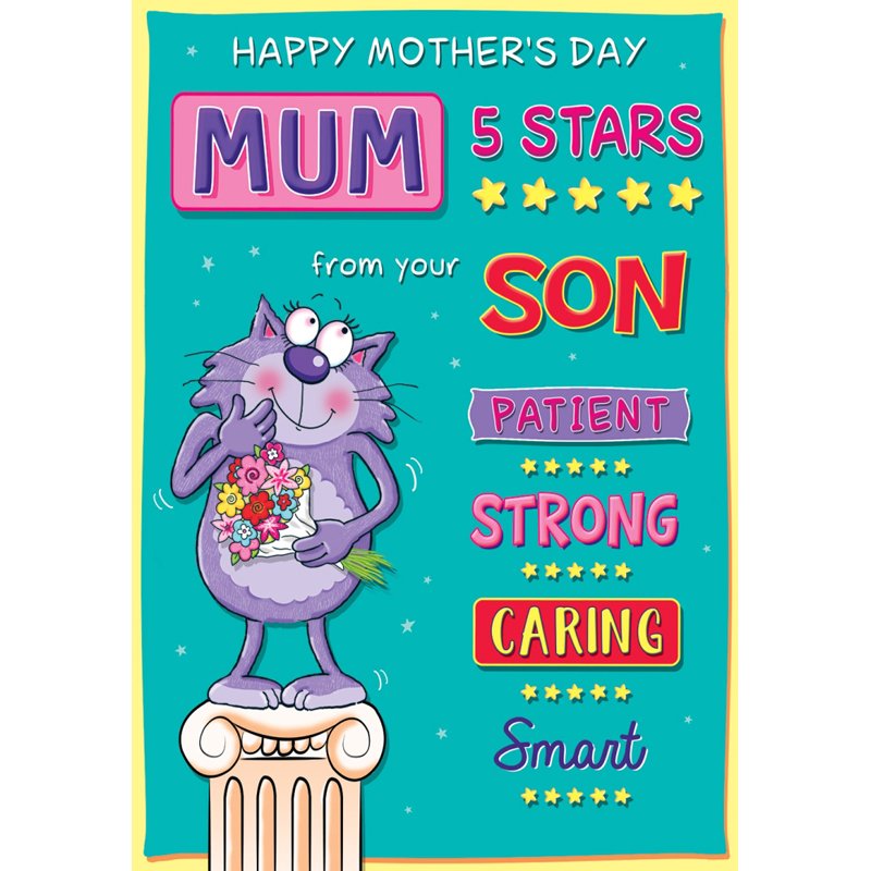 C75 MUM FROM SON THE LAST LAUGH COUNTER CARDS MOTHER'S DAY 6S