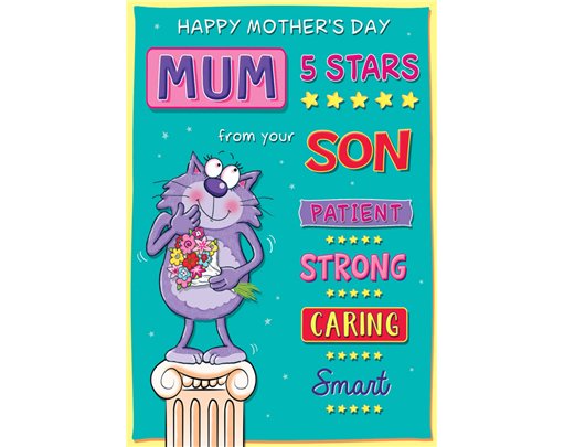 C75 MUM FROM SON THE LAST LAUGH COUNTER CARDS MOTHER'S DAY 6S