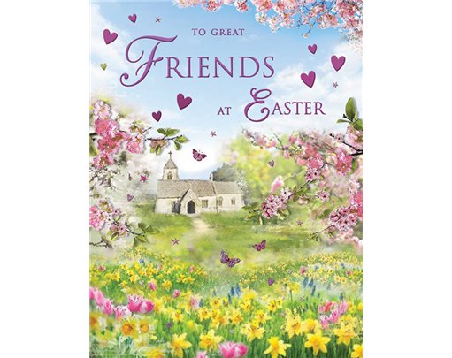 C50 FRIENDS SPECIAL THOUGHTS COUNTER CARDS EASTER 6S