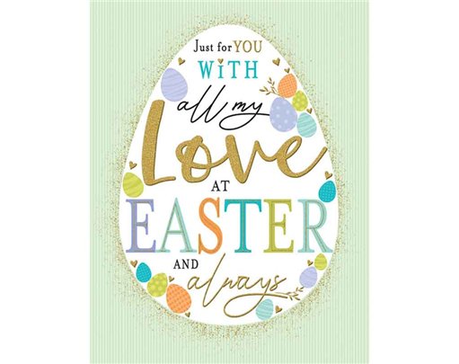 C50 OPEN LOVE EASTER WISHES COUNTER CARDS EASTER 6S