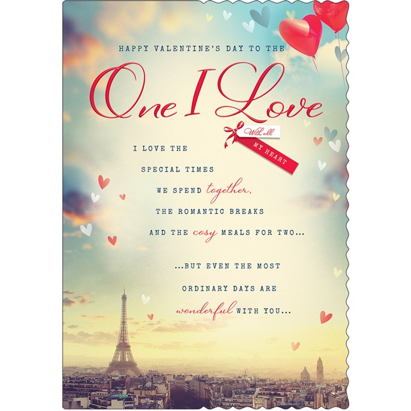 C90 ONE I LOVE APERTURE COUNTER CARDS VALENTINE'S DAY 6S