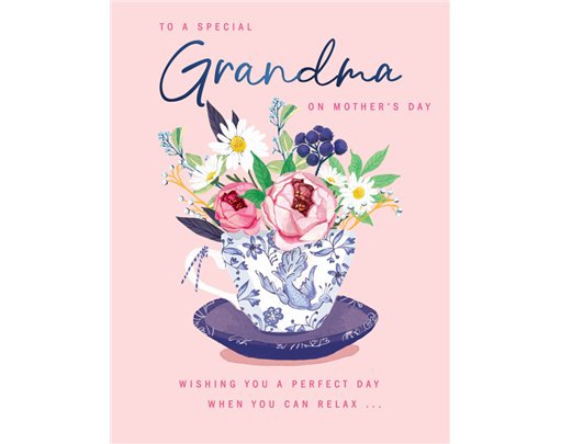 C50 GRANDMA  PETALS  COUNTER CARDS MOTHER'S DAY 6S