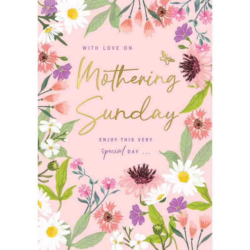 C75 MOTHERING SUNDAY PETALS COUNTER CARDS MOTHER'S DAY 6S