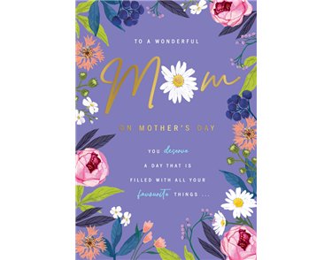 C75 MUM PETALS COUNTER CARDS MOTHER'S DAY 6S