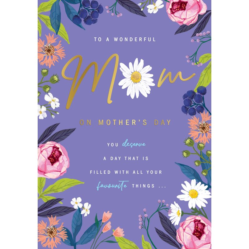 C75 MUM PETALS COUNTER CARDS MOTHER'S DAY 6S