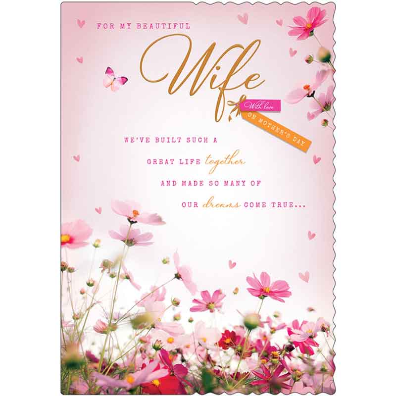 C90 WIFE APERTURE COUNTER CARDS MOTHER'S DAY 6S