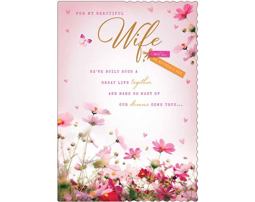 C90 WIFE APERTURE COUNTER CARDS MOTHER'S DAY 6S