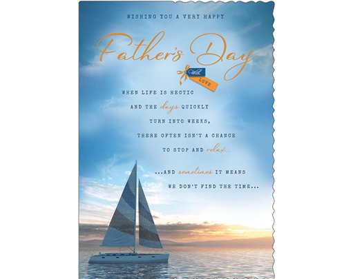 C90 FATHER'S DAY APERTURE COUNTER CARDS FATHER'S DAY 6S