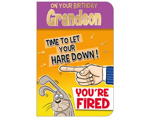 C75 GRANDSON HUMOUR QUIP & WIT 6S