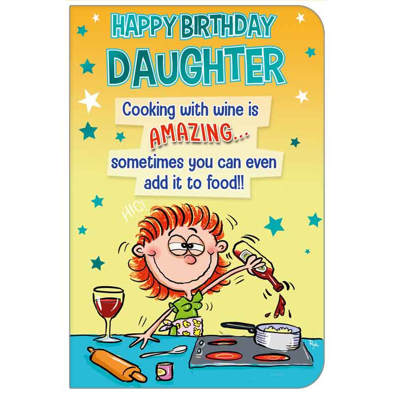 C75 DAUGHTER HUMOUR QUIP & WIT 6S