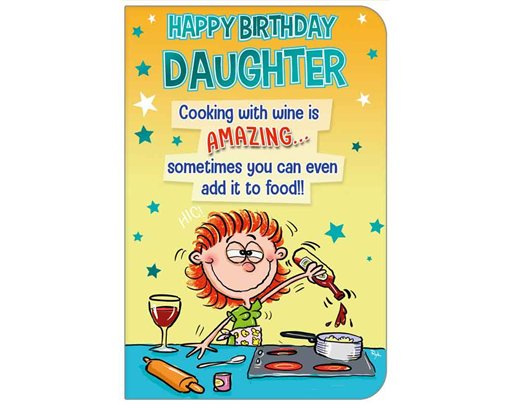 C75 DAUGHTER HUMOUR QUIP & WIT 6S