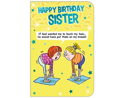 C75 SISTER HUMOUR QUIP & WIT 6S
