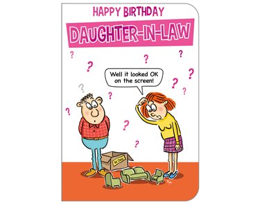 C50 DAUGHTER-IN-LAW HUMOUR QUIP & WIT 6S