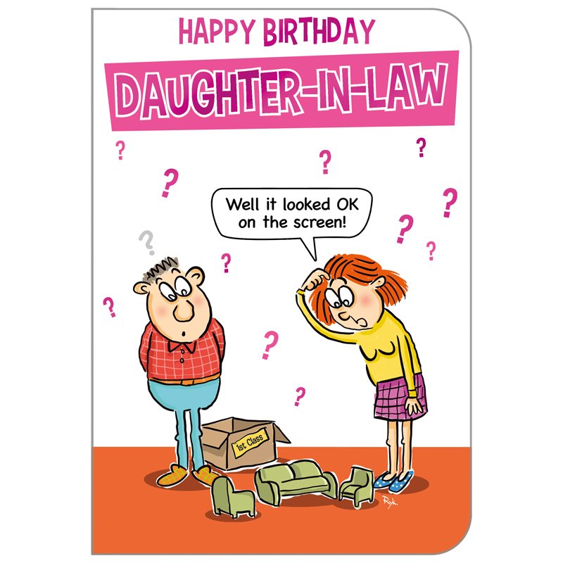 C50 DAUGHTER-IN-LAW HUMOUR QUIP & WIT 6S