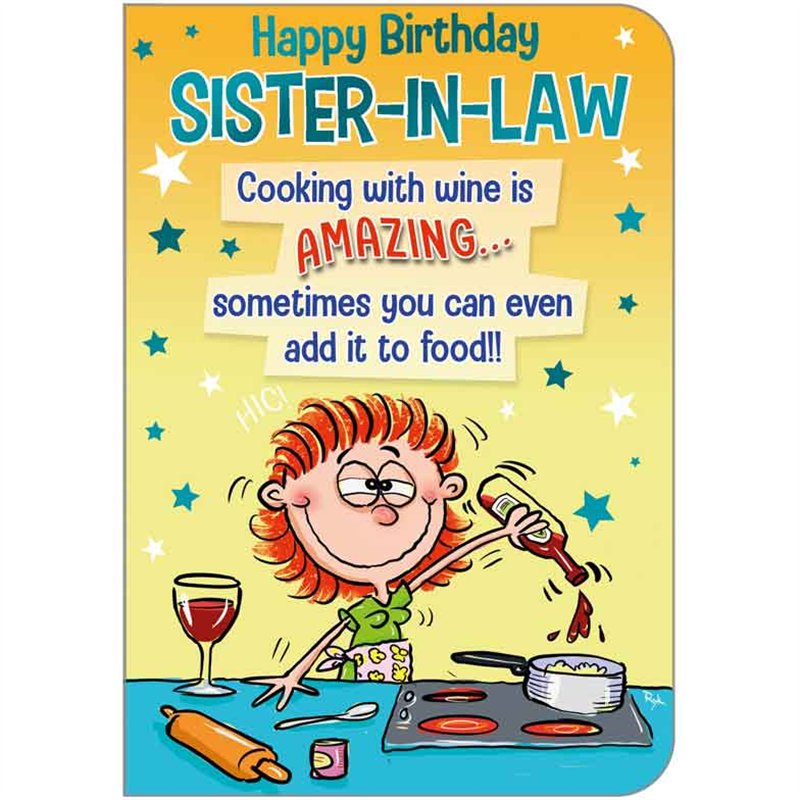 C50 SISTER-IN-LAW HUMOUR QUIP & WIT 6S