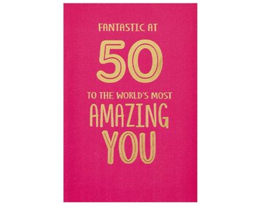 C50 50TH FEMALE MILESTONE AGES 6S