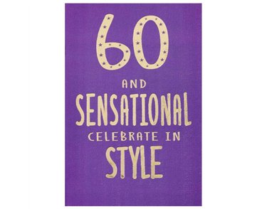 C50 60TH FEMALE MILESTONE AGES 6S