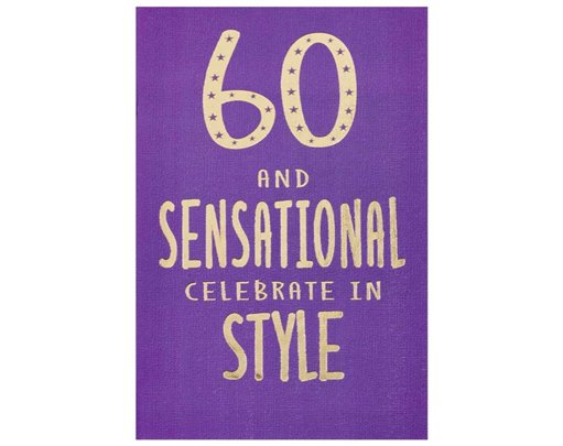 C50 60TH FEMALE MILESTONE AGES 6S