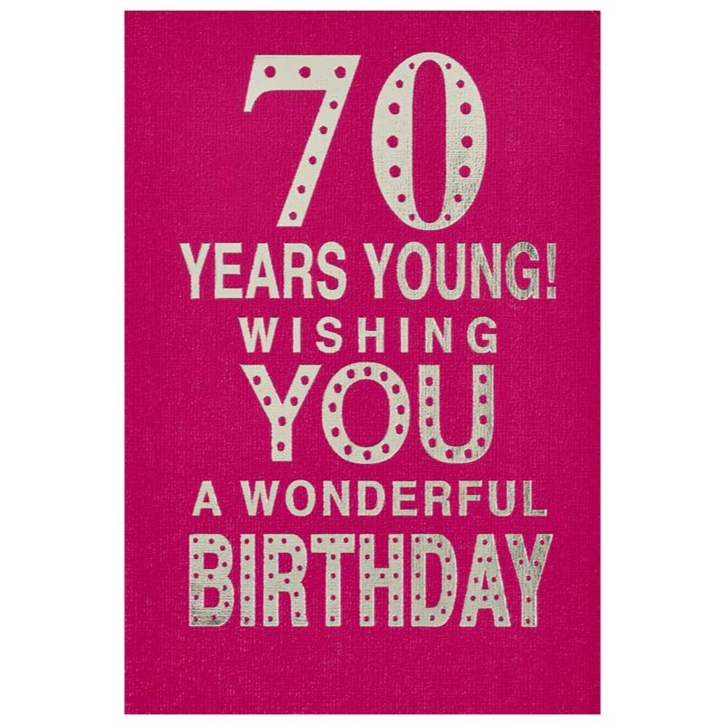 C50 70TH FEMALE MILESTONE AGES 6S